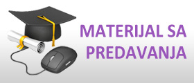 Materijal sa predavanja Materijal sa predavanja